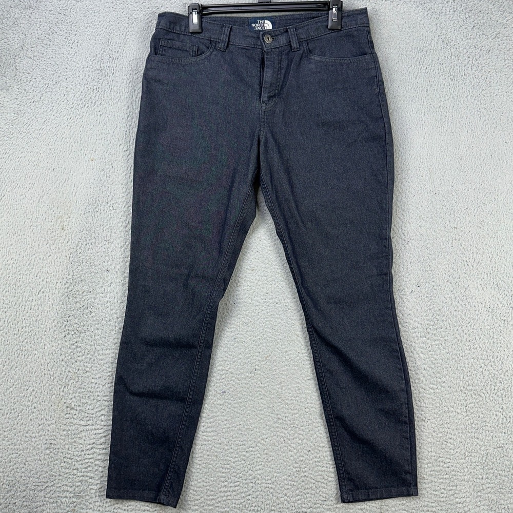 The North Face Womens Skinny Jeans 10 Blue Slim 5 Pockets Stretch Casual Denim